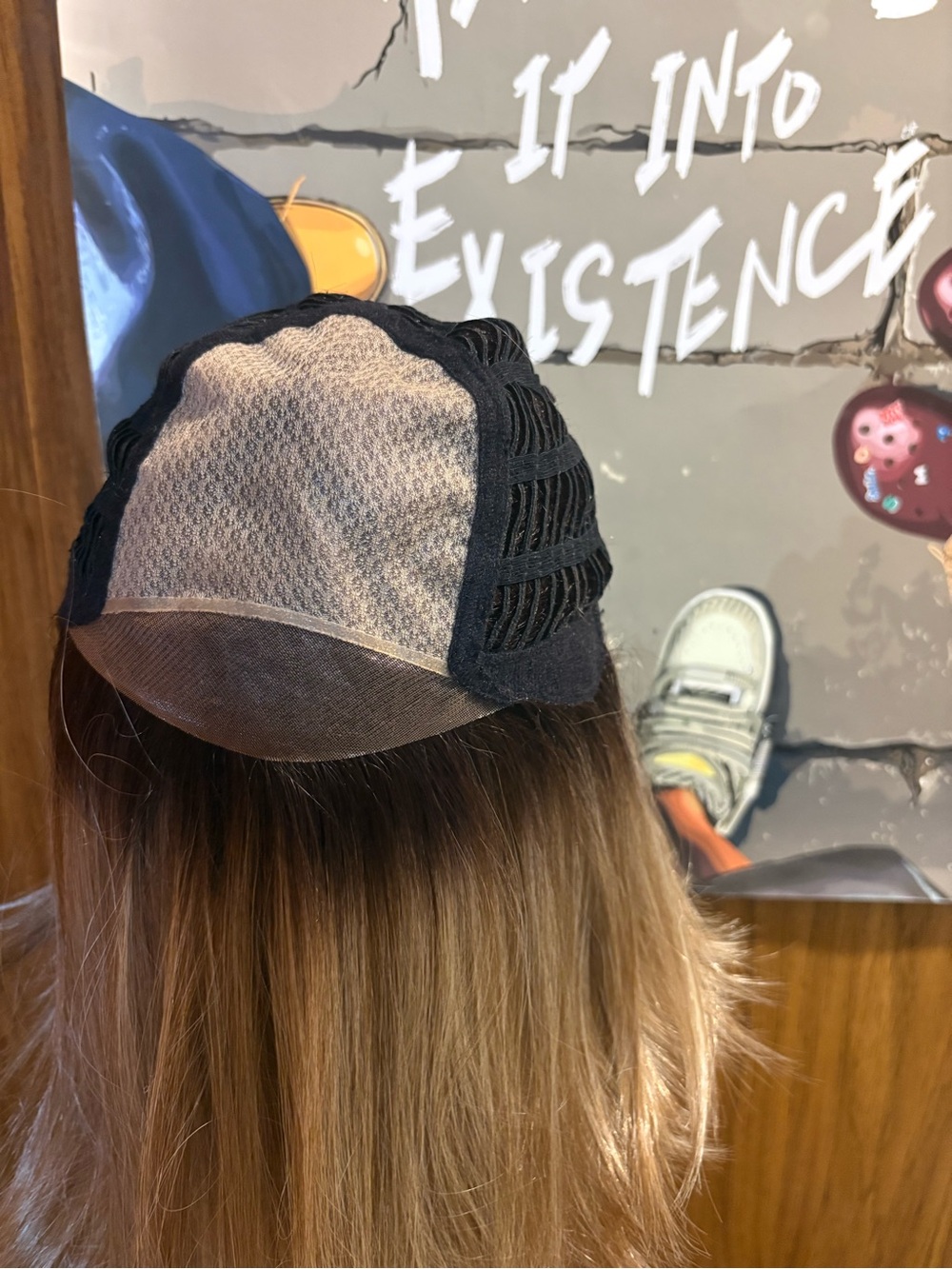 Ombré brown and gray 12in